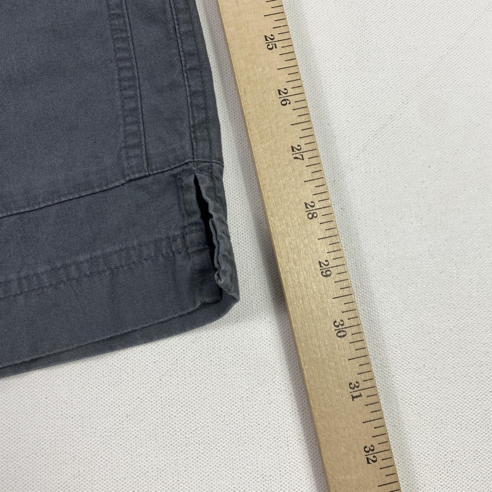 Columbia Capri Pants Womens 10 Gray Cropped Casual Outdoors Pockets Lightweight - Picture 2 of 11